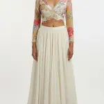 Bridal Banarasi Silk Saree – Red & Gold